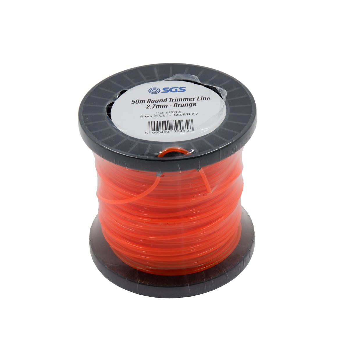 SGS 50m Round Trimmer Line - 2.7mm - Orange